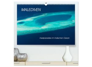 9783435046805 - Malediven - Inselparadies im Indischen Ozean (hochwertiger Premium Wandkalender 2025 DIN A2 quer) Kunstdruck in Hochglanz