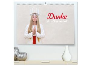 9783435047321 - Danke dass Du da bist (hochwertiger Premium Wandkalender 2025 DIN A2 quer) Kunstdruck in Hochglanz