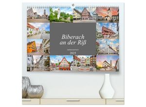 9783435047543 - Biberach an der Riß Impressionen (hochwertiger Premium Wandkalender 2025 DIN A2 quer) Kunstdruck in Hochglanz