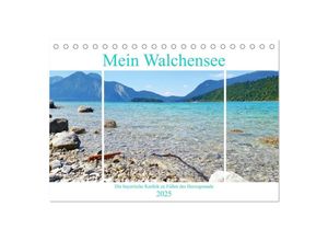 9783435047598 - Mein Walchensee - Die bayerische Karibik zu Füßen des Herzogstands (Tischkalender 2025 DIN A5 quer) CALVENDO Monatskalender