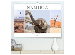 9783435047727 - Namibia - unterwegs mit Julia Hahn (hochwertiger Premium Wandkalender 2025 DIN A2 quer) Kunstdruck in Hochglanz