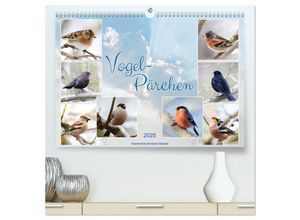 9783435047956 - Vogel-Pärchen (hochwertiger Premium Wandkalender 2025 DIN A2 quer) Kunstdruck in Hochglanz