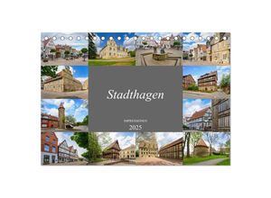 9783435048182 - Stadthagen Impressionen (Tischkalender 2025 DIN A5 quer) CALVENDO Monatskalender