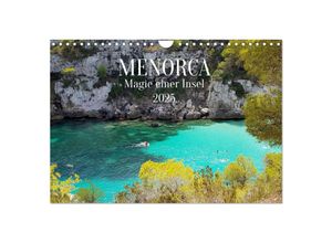 9783435049127 - MENORCA Magie einer Insel (Wandkalender 2025 DIN A4 quer) CALVENDO Monatskalender