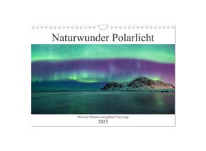9783435049561 - Naturwunder Polarlicht (Wandkalender 2025 DIN A4 quer) CALVENDO Monatskalender