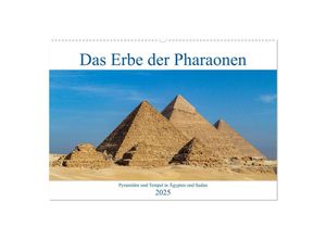 9783435050062 - Das Erbe der Pharaonen (Wandkalender 2025 DIN A2 quer) CALVENDO Monatskalender