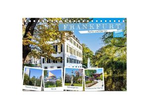 9783435050574 - Frankfurt - Parks und Gärten (Tischkalender 2025 DIN A5 quer) CALVENDO Monatskalender