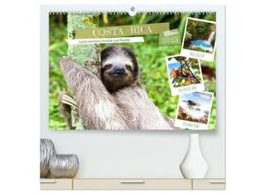 9783435050949 - Costa Rica - Land zwischen Karibik und Pazifik (hochwertiger Premium Wandkalender 2025 DIN A2 quer) Kunstdruck in Hochglanz