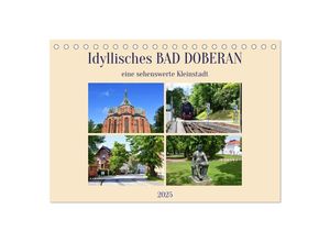 9783435051298 - Idyllisches BAD DOBERAN eine sehenswerte Kleinstadt (Tischkalender 2025 DIN A5 quer) CALVENDO Monatskalender