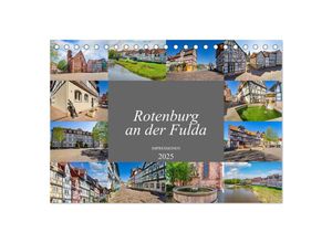 9783435051304 - Rotenburg an der Fulda Impressionen (Tischkalender 2025 DIN A5 quer) CALVENDO Monatskalender