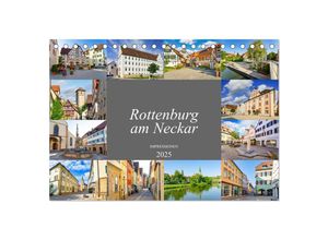 9783435051403 - Rottenburg am Neckar Impressionen (Tischkalender 2025 DIN A5 quer) CALVENDO Monatskalender