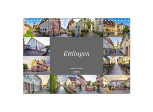 9783435051465 - Ettlingen Impressionen (Wandkalender 2025 DIN A4 quer) CALVENDO Monatskalender