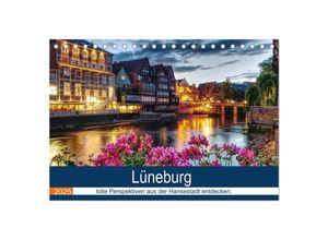 9783435051946 - Lüneburg (Tischkalender 2025 DIN A5 quer) CALVENDO Monatskalender