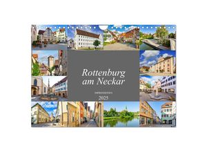 9783435052226 - Rottenburg am Neckar Impressionen (Wandkalender 2025 DIN A4 quer) CALVENDO Monatskalender