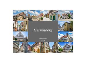 9783435052813 - Herrenberg Impressionen (Wandkalender 2025 DIN A2 quer) CALVENDO Monatskalender