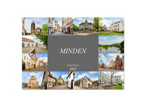 9783435052905 - Minden Impressionen (Wandkalender 2025 DIN A2 quer) CALVENDO Monatskalender