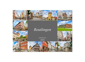 9783435053179 - Reutlingen Impressionen (Tischkalender 2025 DIN A5 quer) CALVENDO Monatskalender