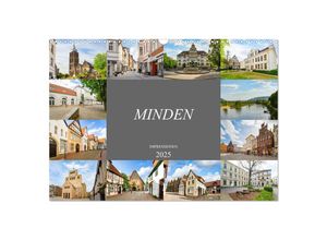 9783435053186 - Minden Impressionen (Wandkalender 2025 DIN A3 quer) CALVENDO Monatskalender