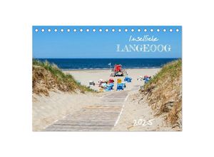 9783435053551 - Inselliebe Langeoog (Tischkalender 2025 DIN A5 quer) CALVENDO Monatskalender