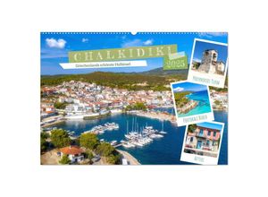 9783435053827 - Chalkidiki - Griechenlands schönste Halbinsel (Wandkalender 2025 DIN A2 quer) CALVENDO Monatskalender