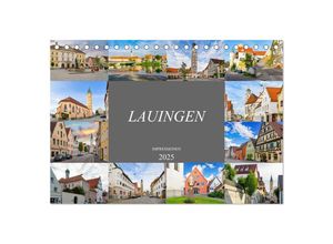 9783435054220 - Lauingen Impressionen (Tischkalender 2025 DIN A5 quer) CALVENDO Monatskalender