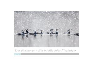 9783435054329 - Der Kormoran - Ein intelligenter Fischjäger (Wandkalender 2025 DIN A2 quer) CALVENDO Monatskalender