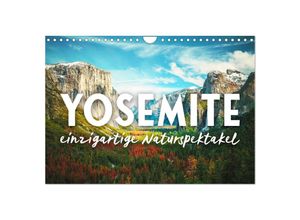 9783435054336 - Yosemite - Einzigartige Naturspektakel (Wandkalender 2025 DIN A4 quer) CALVENDO Monatskalender