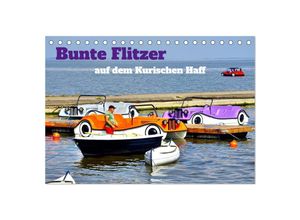 9783435054350 - Bunte Flitzer auf dem Kurischen Haff (Tischkalender 2025 DIN A5 quer) CALVENDO Monatskalender