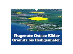 9783435054428 - Flugroute Ostsee Bäder (Wandkalender 2025 DIN A4 quer) CALVENDO Monatskalender