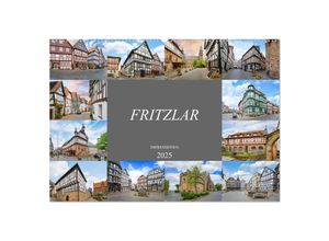 9783435054497 - Fritzlar Impressionen (Wandkalender 2025 DIN A2 quer) CALVENDO Monatskalender