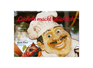 9783435054503 - Lächeln macht glücklich (Wandkalender 2025 DIN A3 quer) CALVENDO Monatskalender