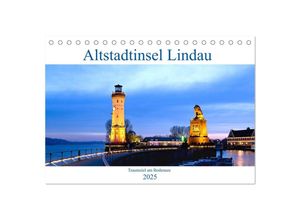 9783435054664 - Altstadtinsel Lindau - Traumziel am Bodensee (Tischkalender 2025 DIN A5 quer) CALVENDO Monatskalender