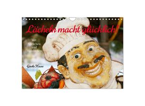 9783435054817 - Lächeln macht glücklich (Wandkalender 2025 DIN A4 quer) CALVENDO Monatskalender