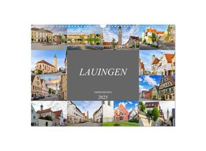 9783435054961 - Lauingen Impressionen (Wandkalender 2025 DIN A3 quer) CALVENDO Monatskalender