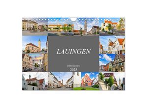 9783435055159 - Lauingen Impressionen (Wandkalender 2025 DIN A4 quer) CALVENDO Monatskalender