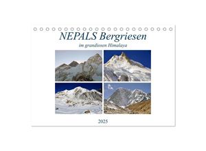 9783435055425 - NEPALS Bergriesen im grandiosen Himalaya (Tischkalender 2025 DIN A5 quer) CALVENDO Monatskalender