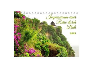 9783435055548 - Impressionen einer Reise durch Bali (Tischkalender 2025 DIN A5 quer) CALVENDO Monatskalender