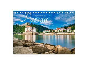 9783435055739 - Impressionen aus Passau (Tischkalender 2025 DIN A5 quer) CALVENDO Monatskalender