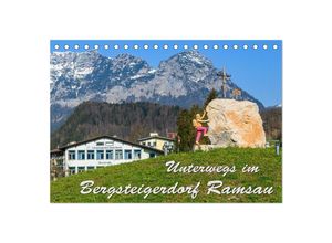 9783435055913 - Unterwegs im Bergsteigerdorf Ramsau (Tischkalender 2025 DIN A5 quer) CALVENDO Monatskalender