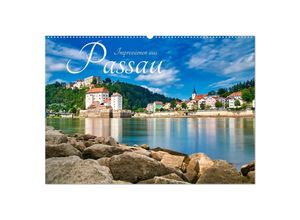 9783435056125 - Impressionen aus Passau (Wandkalender 2025 DIN A2 quer) CALVENDO Monatskalender