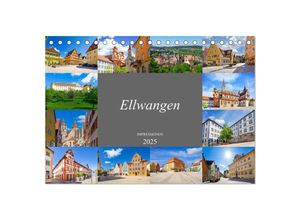 9783435056453 - Ellwangen Impressionen (Tischkalender 2025 DIN A5 quer) CALVENDO Monatskalender