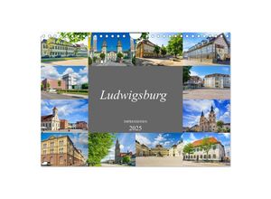 9783435056477 - Ludwigsburg Impressionen (Wandkalender 2025 DIN A4 quer) CALVENDO Monatskalender