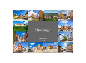 9783435056781 - Ellwangen Impressionen (Wandkalender 2025 DIN A2 quer) CALVENDO Monatskalender