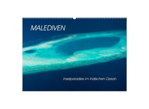 9783435057399 - Malediven - Inselparadies im Indischen Ozean (Wandkalender 2025 DIN A2 quer) CALVENDO Monatskalender