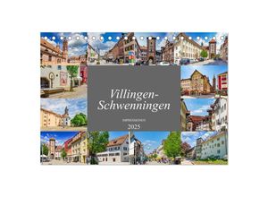 9783435057634 - Villingen-Schwenningen Stadtansichten (Tischkalender 2025 DIN A5 quer) CALVENDO Monatskalender