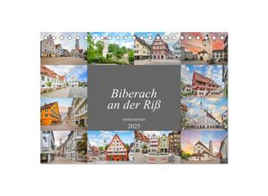 9783435057917 - Biberach an der Riß Impressionen (Tischkalender 2025 DIN A5 quer) CALVENDO Monatskalender