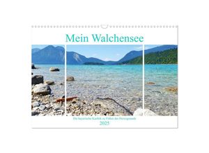 9783435057931 - Mein Walchensee - Die bayerische Karibik zu Füßen des Herzogstands (Wandkalender 2025 DIN A3 quer) CALVENDO Monatskalender