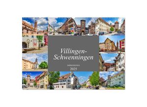 9783435057955 - Villingen-Schwenningen Stadtansichten (Wandkalender 2025 DIN A2 quer) CALVENDO Monatskalender