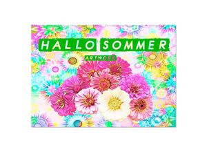 9783435120680 - Hallo Sommer - Artwork (Wandkalender 2025 DIN A2 quer) CALVENDO Monatskalender