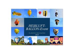 9783435122356 - HEIßLUFT-BALLON-Event (Wandkalender 2025 DIN A2 quer) CALVENDO Monatskalender